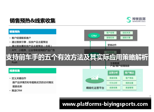 支持前车手的五个有效方法及其实际应用策略解析