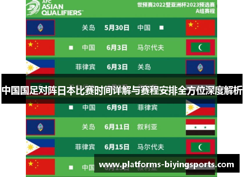 中国国足对阵日本比赛时间详解与赛程安排全方位深度解析 中国国足对阵日本比赛时间详解与赛程安排全方位深度解析